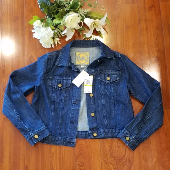 Michael Kors Denim Jeans Jacket Size Medium - Picture 5 of 8